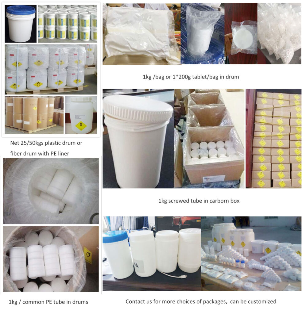 Package of Pool Chlorine Tablets in Fengbai